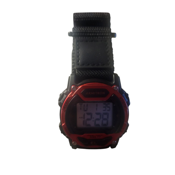 Armitron Sport Digital Chronograph Unisex Red face Great workout watch - Picture 8 of 8